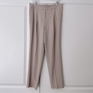 Babaton Tailored Straight-Leg Trousers in Taupe
